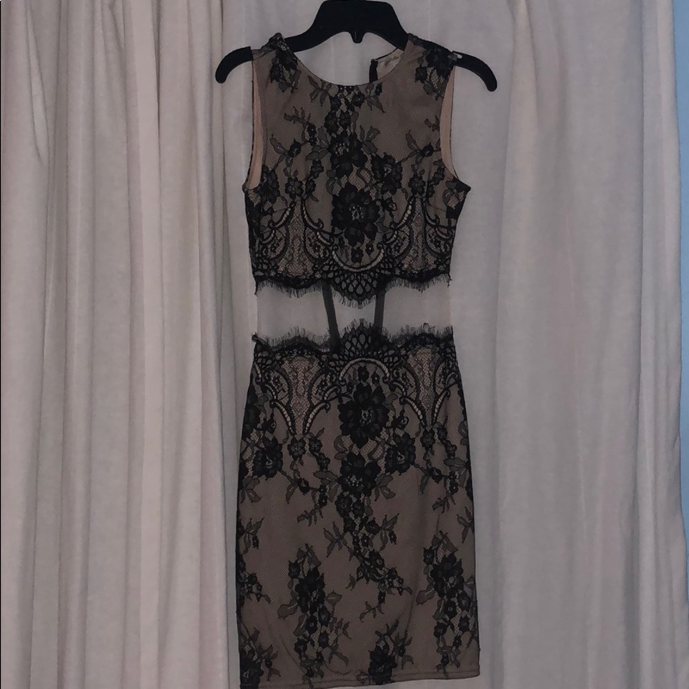 Formal Black Lace Dress